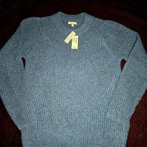 NEW Maurices Very Soft Casual Ribbed Sweater-Womens MEDIUM-Blue-Fall,Christmas